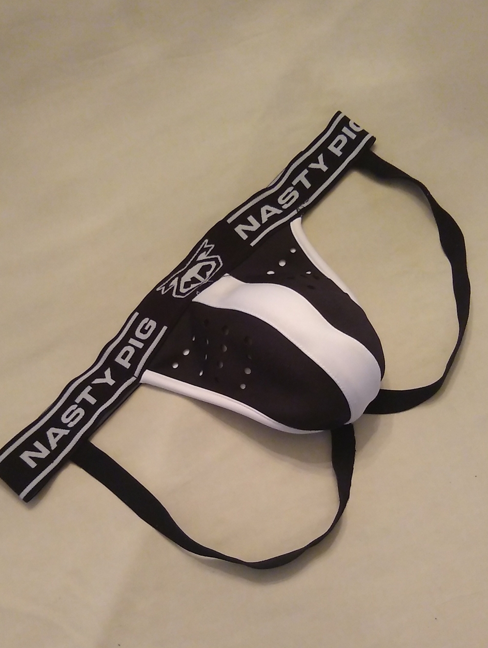 Nasty Pig Jockstrap Black and White